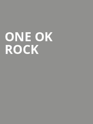 One Ok Rock at O2 Shepherds Bush Empire